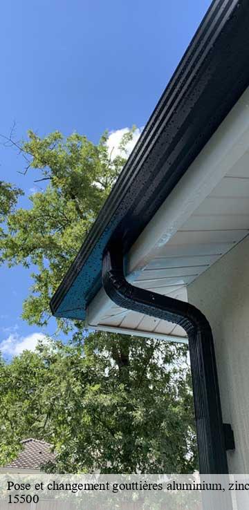 Pose et changement gouttières aluminium, zinc et pvc  chazelles-15500 Bati pro couverture