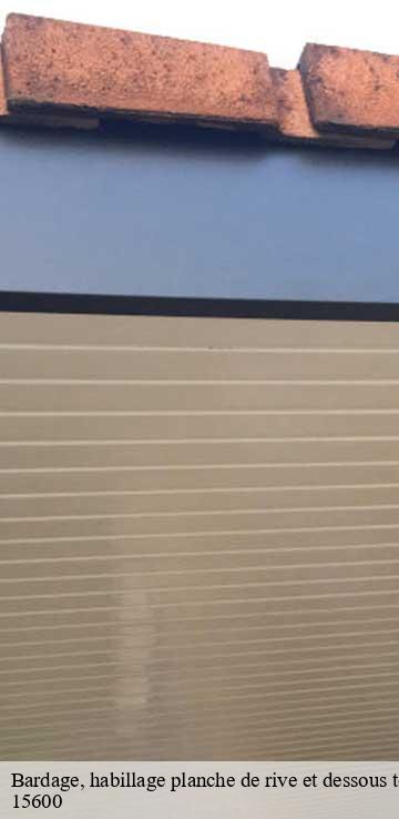 Bardage, habillage planche de rive et dessous toit  rouziers-15600 Bati pro couverture
