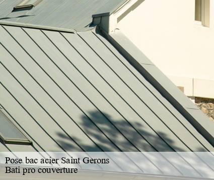 Pose bac acier  saint-gerons-15150 Bati pro couverture